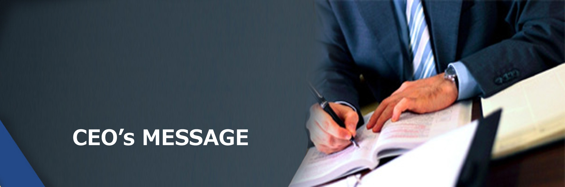 CEO MESSAGE